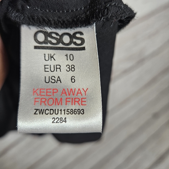 ASOS Black Ruched Dress - Picture 9 of 13